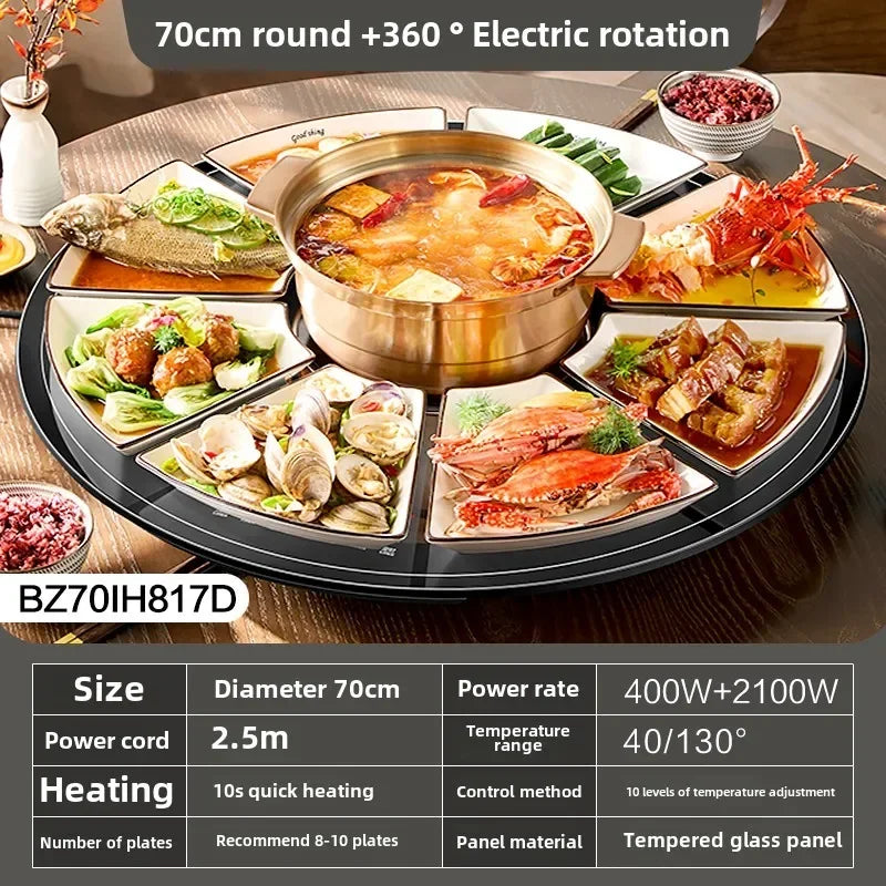 Temperatur Mahlzeit Gemüse Heizbrett Heißer Schneidebrett Isolierung Pad Heizplatte Konstante Artefakt Multifunktional