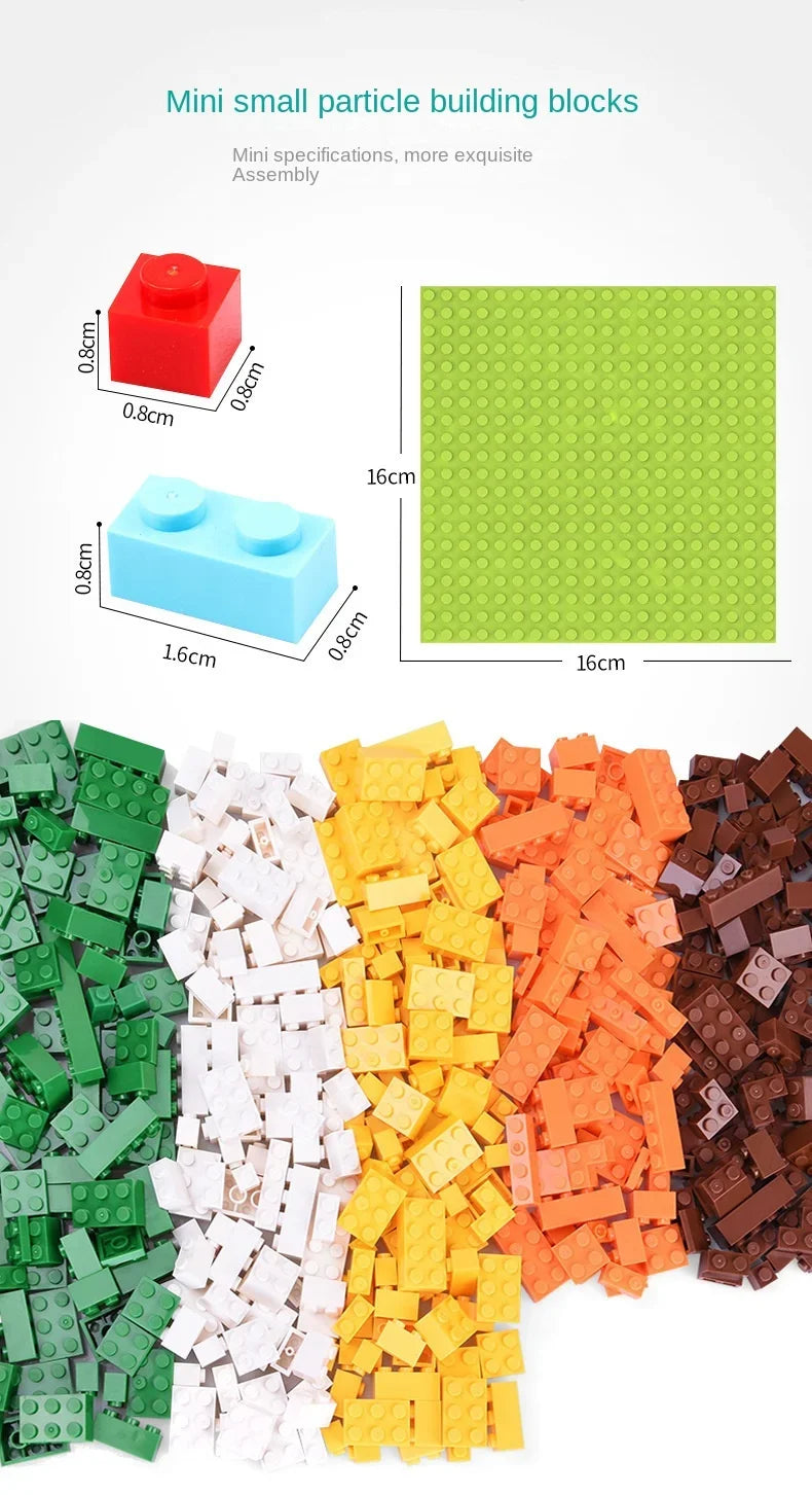 Kinderrutsche kleiner Blockblock Montagepartikel DIY Lernspielzeug Geschenk