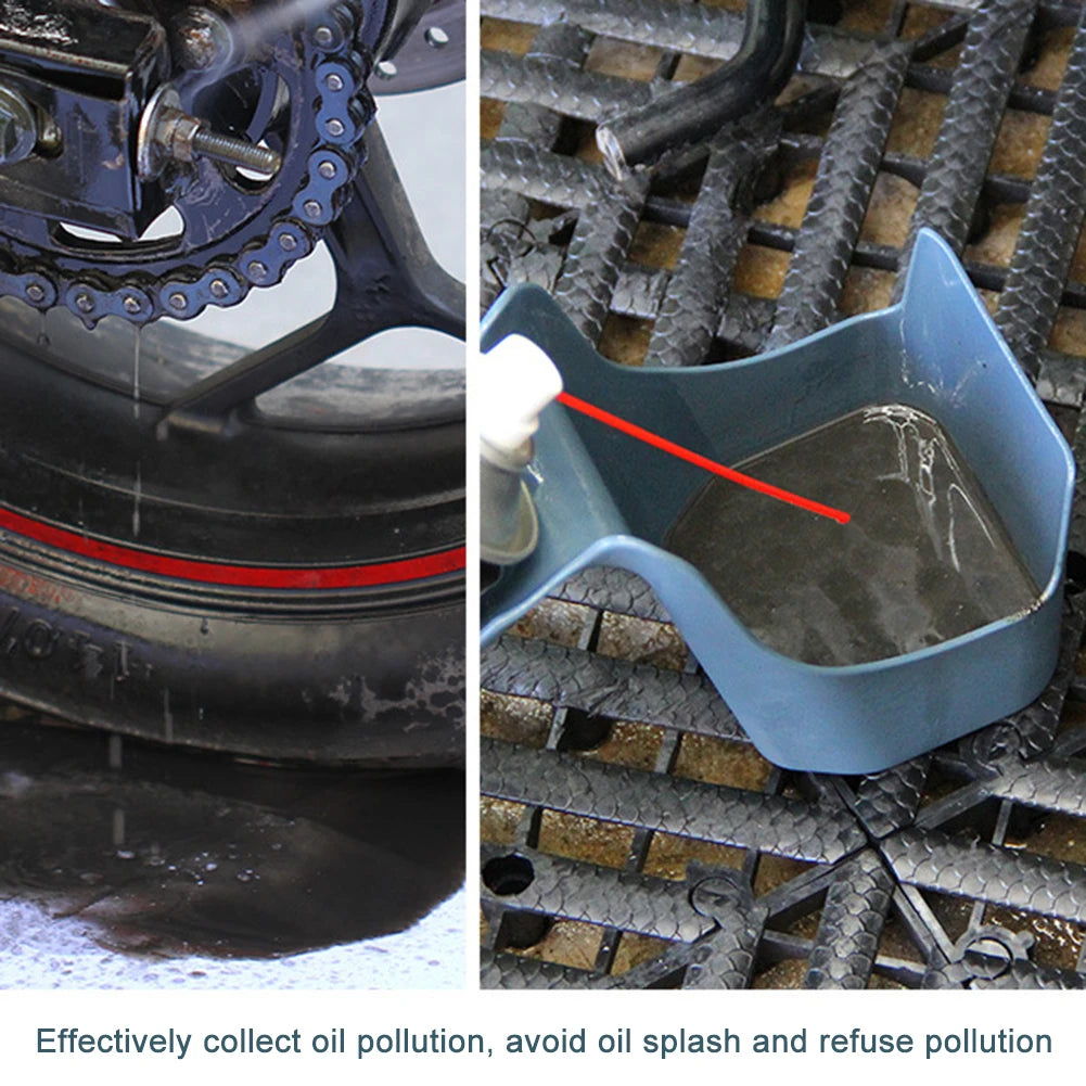 Motorrad Bike Kette Reiniger Werkzeug Splash Proof Tragbare Tragen-beständig Dark Blau Fett Lagerung Werkzeug für Motorräder