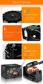 Elektrischer rotierender Lava Bundt Cake Maker Rotated Bundt Cake Maker