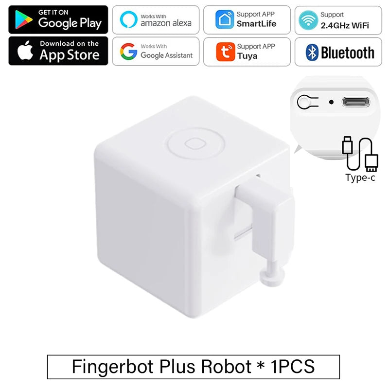 Timethinker Fingerbot Plus – Smart Button Pusher, Tuya Zigbee/Bluetooth, Alexa & Google Home