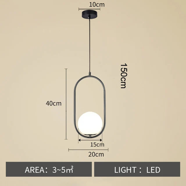 Moderne Glas LED Anhänger Lichter Wohnzimmer Schlafzimmer Innen Beleuchtung Restaurant Bar Wohnkultur Hängen Lampe Decke Kronleuchter