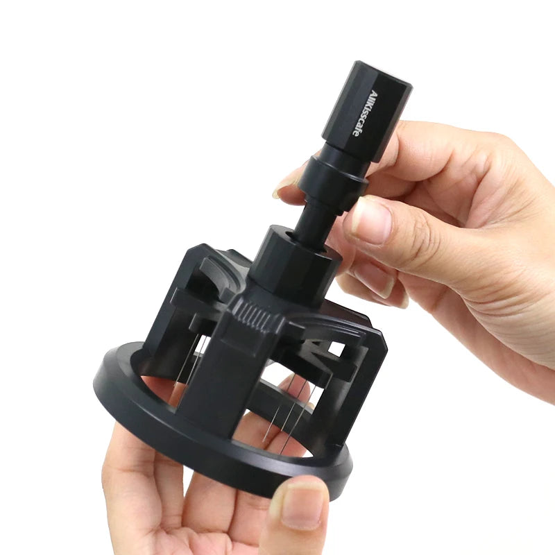 WDT Espresso Nadelverteiler Magnetisch – Rotierendes Kaffeepulver-Verteilwerkzeug | 51, 54 & 58mm