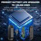 Daytech SANJIE Kabelloser Türsensor-Alarm – 55 Töne, 110 dB, 433 MHz, Selbstklebend, Schwarz