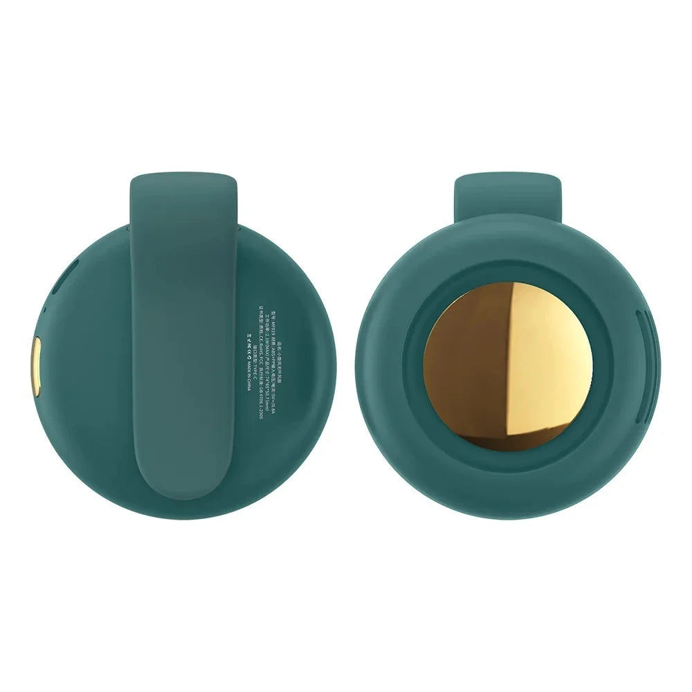 Mini ventilateur portable rechargeable sans pales, ventilateur de taille à clip, adapté à la ventilation extérieure, petit ventilateur de bureau