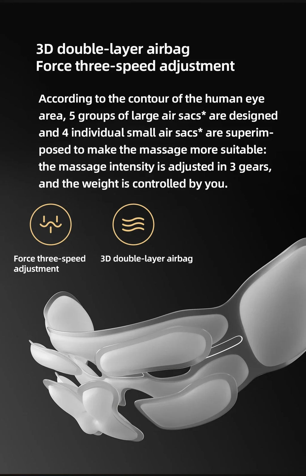 Xiaomi Mijia Smart Eye Massager Hot Compress Zone Massage Lindert Müdigkeit Augenpflegeinstrument Arbeit mit der Mi Home App