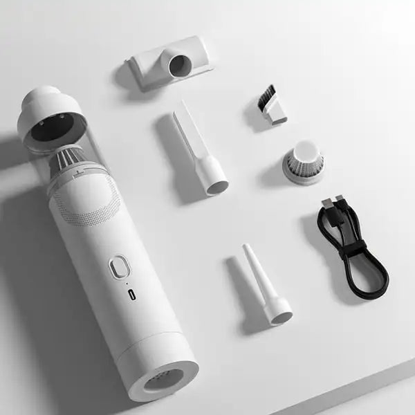 Fanttik Slim V8 Mate/V8 Apex tragbarer Akku-Autostaubsauger 12000Pa/30AW RobustClean Mini-Staubsauger mit flexiblem Schlauch und Haustierbürste