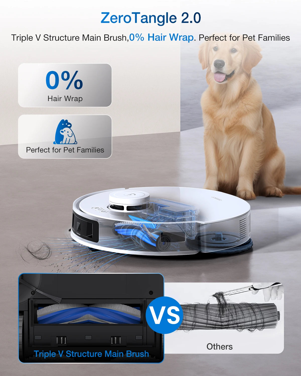 ECOVACS T30C Pro Omni GEN 2 Staubsaugerroboter, Kehren, 25.000 Pa, Staubsaugersammler, Heißluft-Trockenbodenreinigung, Haushaltsgeräte