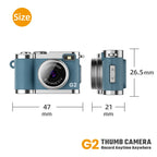 Mini-Daumenkamera, Retro-Digitalkamera, 1080P, Video, tragbar, Reise-Vlog, Anti-Shake-Kamera, unterstützt SD-Karte mit Bildschirm für Kinder