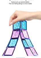 Kinderspielzeug, magnetische Fliesen, Frozen-Set, Klassenzimmer-Essentials, Magnet-Bauspielzeug für Kleinkinder, Vorschule, Montessori-Lernspiele für