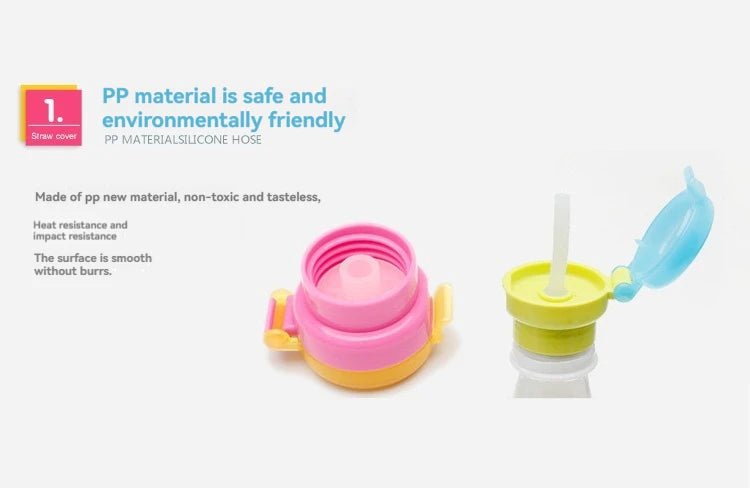 Kleinkind Kleinkind Trinkrohr Flasche Kappe Kinder Auslaufsichere Getränke Saft Soda Wasser Flasche Twist Stroh Abdeckung