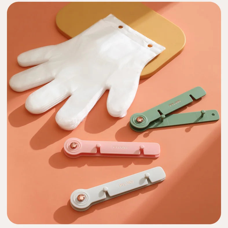 Untior Einweghandschuh-Spender – Wandmontage, 100–300 Stück, Weiß/Grün/Rosa, Küche & Haushalt