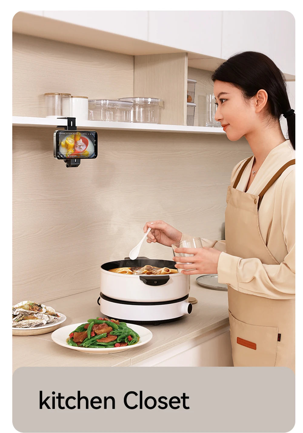 Joyroom Magnetischer Reise-Telefonhalter, Flugzeug-Telefonhalterung, Freisprecheinrichtung, flexible Rotation, Flugzeug-Telefonhalterung für iPhone