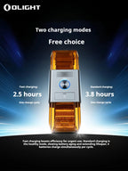 OLIGHT OstationX 3-in-1 Smart-Akkuladegerät AA/AAA Ni-MH wiederaufladbares Batterieladegerät Ladebox Nickel-Metallhydrid-Batterien Gehäuse