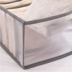 Kleider-Organizer, Jeans- und Hosen-Aufbewahrungsbox, Kleiderschrank-Schubladen-Organizer für Unterwäsche, BHs, Krawatten, T-Shirts und Socken, Organisationssystem