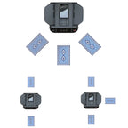 360 ° rotierenden Automatische Karte Shuffle