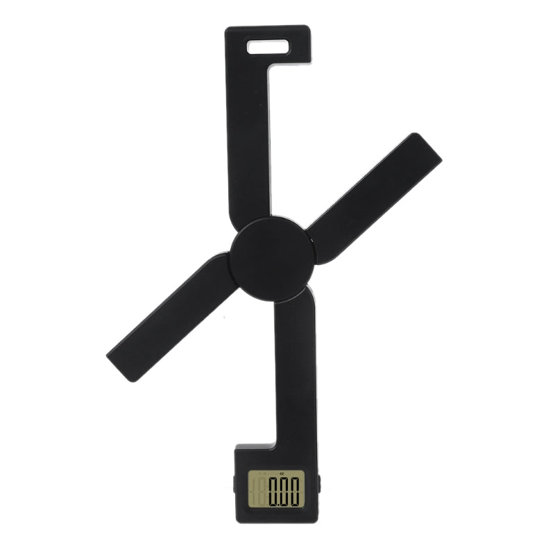 Kompakte, zusammenklappbare digitale Küchenwaage, präzise, faltbare, tragbare Lebensmittelwaage