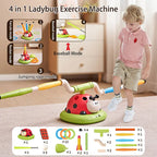 4 Arten Marienkäfer, Multifunktions-Trainingsgerät, Ferrule Jump Rocket Launcher, Spielzeug, Sport Unterhaltung, Spiel Outdoor Educational