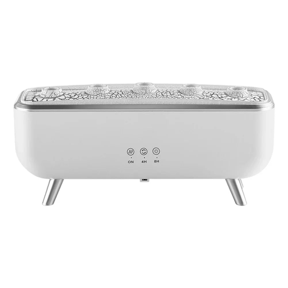 300 ml dynamischer tanzender Quallen-Luftbefeuchter, 5 Düsen, bunte Beleuchtung, Aromatherapie-Diffusor, 2 Nebelmodi für das Heimbüro