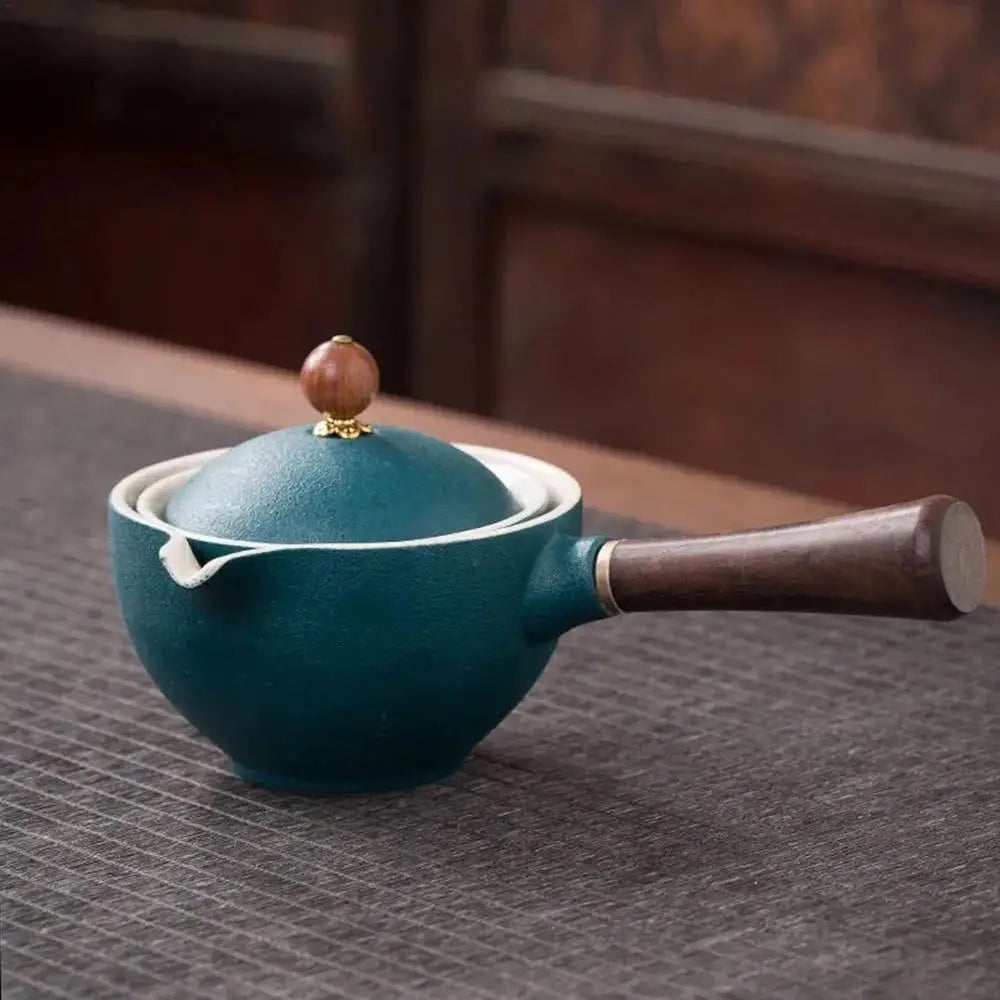 Keramik Teekanne Chinesische Gongfu Teekanne 160 ml Tee Maker Infuser 360 Rotation Einzigen Topf Tragbare Chinesische Gongfu Tee Liefert