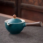 Keramik Teekanne Chinesische Gongfu Teekanne 160 ml Tee Maker Infuser 360 Rotation Einzigen Topf Tragbare Chinesische Gongfu Tee Liefert