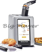 für R270 Hochgeschwindigkeits-Touchscreen-Toaster, 2-Scheiben-Smart-Toaster mit patentierter InstaGLO-Technologie, Wärmeregal und Panini P