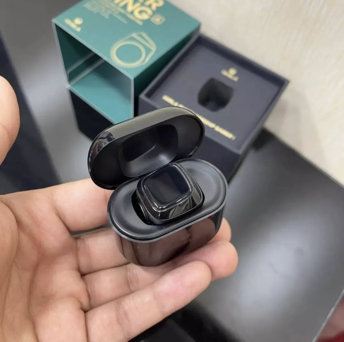 Zikr Ring M02 – Smarter Muslimischer Gebetszähler mit WLAN & App, IP68, 18/20 mm