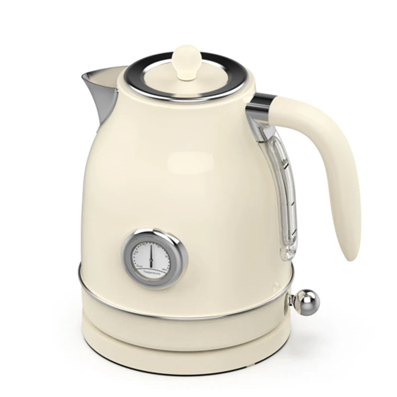 Retro-Frühstücksset, Geräte, 4-Scheiben-Toaster, elektrischer Wasserkocher und Toaster-Set, Saftmixer