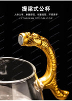 Neues automatisches Teeservice aus Glas, faule Teekanne für den Haushalt, Kung-Fu-Teetasse, Artefakt zum Aufbrühen von Bürotees