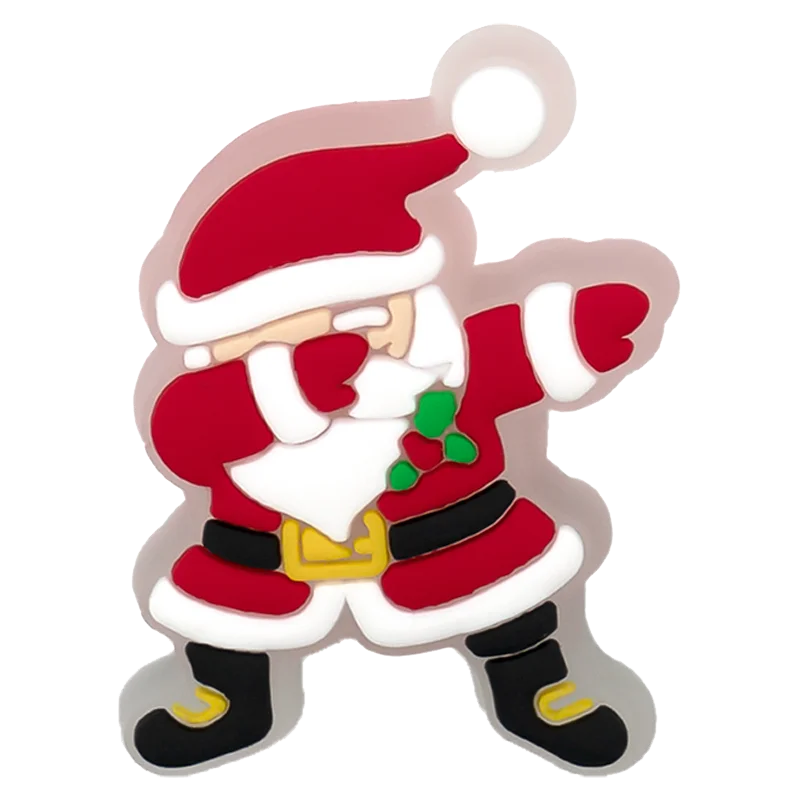 1–5 Stück neue Weihnachts-LED-Schuhanhänger, niedlicher Weihnachtsmann, Katze und Hund, Pin-Zubehör für Sandalen, Schuh-Clogs, Schnalle, Weihnachtsgeschenke