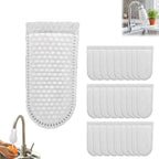 Wasserhahnfilter aus Vliesstoff – Rostentfernung, Spritzschutz, 8,5×3,7cm, 50 bis 500 Stück