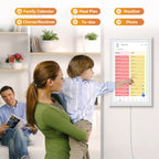 TABWEE P15 15,6 Zoll digitaler Kalender mit Aufgabenplan, intelligenter elektronischer Wand-Touchscreen-Kalender für interaktive Familienpläne,