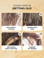 Karseell Kollagen-Haarbehandlung, Tiefenreparatur, Pflege, Arganöl, Haarmaske, Essenz für trockenes, geschädigtes Haar, 100 ml/500 ml