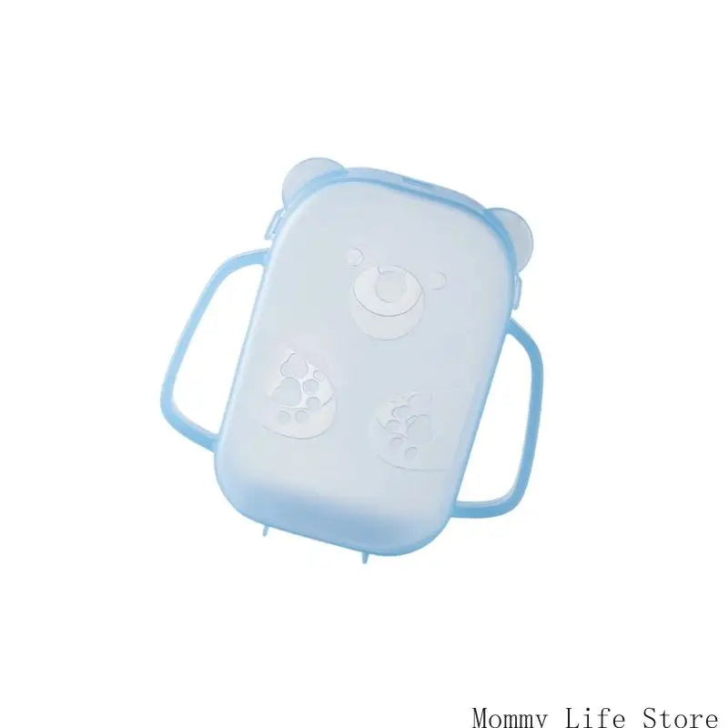 OOTDTY Quetschbeutel-Halter für Babys – Auslaufsicher, transparent, für Joghurt & Babykost, 3 Farben