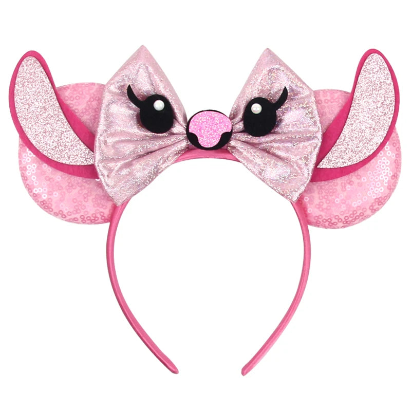 Prinzessin Haarreif mit Pailletten-Bogen – Disney-Motive, Halloween & Party | Damen & Kinder