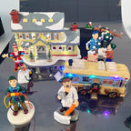 Weihnachts dorf beleuchtet Ornament, Weihnachts ferien Dorf Schnee dorf für Urlaub Dekorationen Griswold Stil Haus