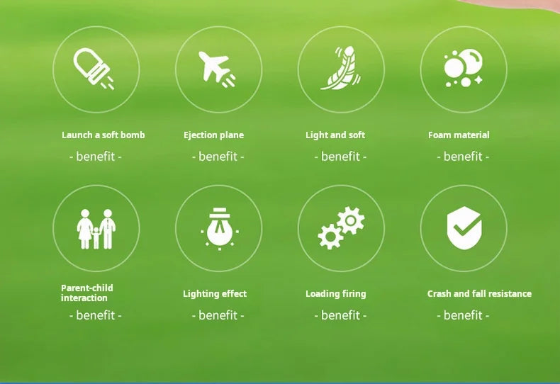 Kinder Schaum Auswurf, Flugzeug Spielzeug, Eltern-Kind-Interaktion, Outdoor-Schaum, Flugzeug Park