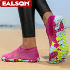 Women's Quick Drying Water Swimming Shoes Barefoot Beach Lightweight Upstream Aqua Shoes Indoor Fitness Yoga Sneakers