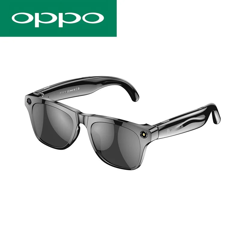 OPPO 2025 100 MP Kamera, intelligente KI-Brille, wasserdicht, Bluetooth, Anruf, Musik spielen, intelligente Brille, Bilder identifizieren, verwenden Sie ChatGPT