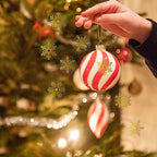 100–500 Stück 2,5 cm runde transparente Frohe Weihnachten-Aufkleber, Urlaubsaufkleber für Weihnachtsdekoration, Hochzeit, Party-Karten