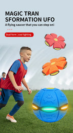 Verformbare fliegende Untertasse, Ball, magisches Entlüftungsspielzeug für Kinder, Outdoor/Indoor, Eltern-Kind-Fußdruckentlastung, Stress, Dekompressionsgeschenk