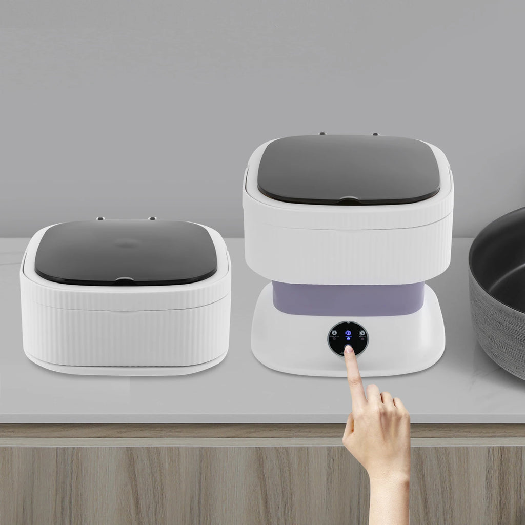 10L tragbare faltbare Waschmaschine Mini-Waschmaschine geeignet für Familien, Wohnungen, Schlafsäle und Wohnmobile