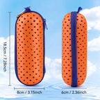 EVA Weiche Schwimmbrille Organizer Schutz Brillenetui Schwimmausrüstung Atmungsaktive Entwässerungsloch Tragbare Schutzbrillenabdeckung