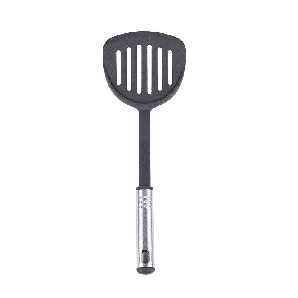 40-teiliges Küchenhelfer-Set aus Edelstahl mit Antihaftbeschichtung, Kochlöffel, Kochen zum Kochen zu Hause, Backen, Rühren, Schwarz