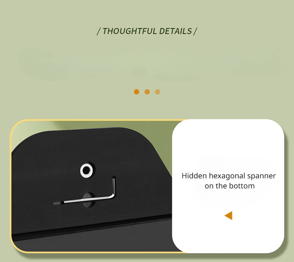 Oatsbasf versteckter Nachttisch-Tablet-Telefonständer 990 °   Drehbare, einsteckbare, geschlitzte, aufsteckbare Telefonhalterung, Tablet-Halterung für Sofa, Schreibtisch