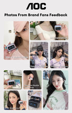 AI-Übersetzungskopfhörer AOC Ohrclip-Ohrhörer OWS Bluetooth Smart LCD-Bildschirm-Touch-Kopfhörer Gaming Wireless Sport Headset 3521