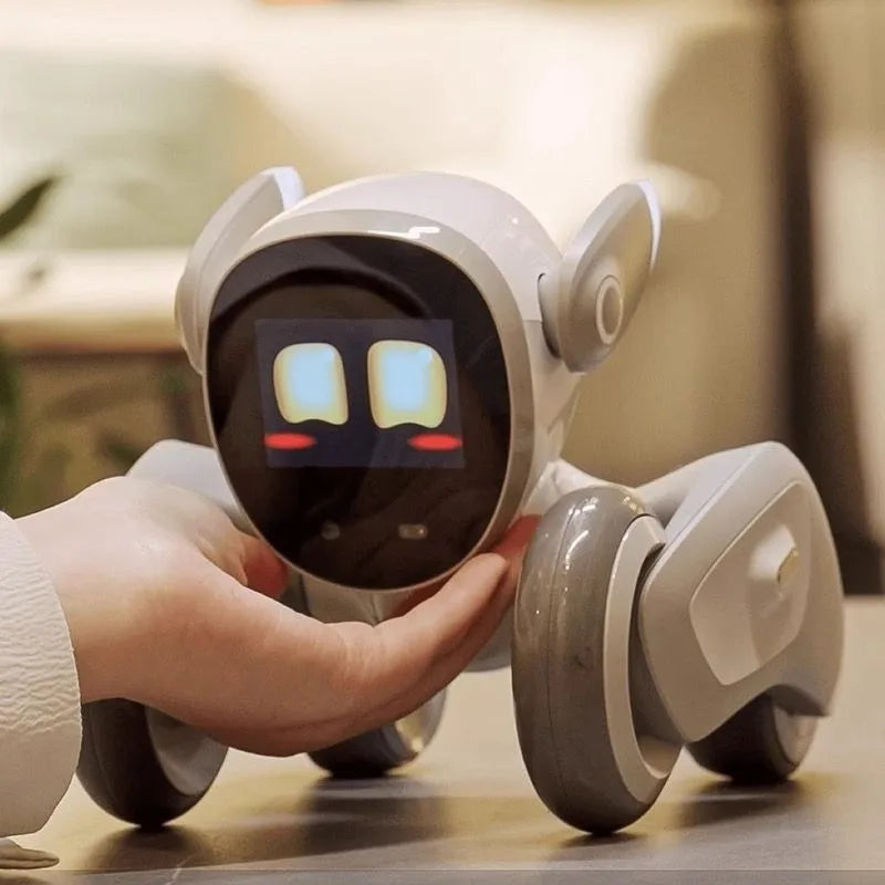 Loona Smart Pet Robot Niedlicher AI-Roboter, emotionale Roboter, interaktive Sprachsteuerung, Gestensensoren, Heimüberwachung, mehrsprachige Unterstützung K