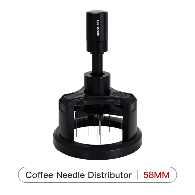 WDT Espresso Nadelverteiler Magnetisch – Rotierendes Kaffeepulver-Verteilwerkzeug | 51, 54 & 58mm