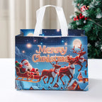 4 stücke Weihnachten Geschenk Taschen Weihnachten Party Dekoration Kinder Gefälligkeiten 2025 Weihnachten Santa Claus Handtaschen Navidad Natal Neue Jahr geschenk 2026