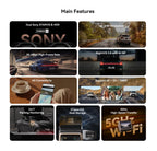 2025 neue DDPAI 4K Dash Cam Z60 Pro Unterstützung Vorne und Hinten Innen Auto Kamera SONY STARVIS2 678 Sensor 5GHz Wi-Fi ADAS 4G Auto DVR